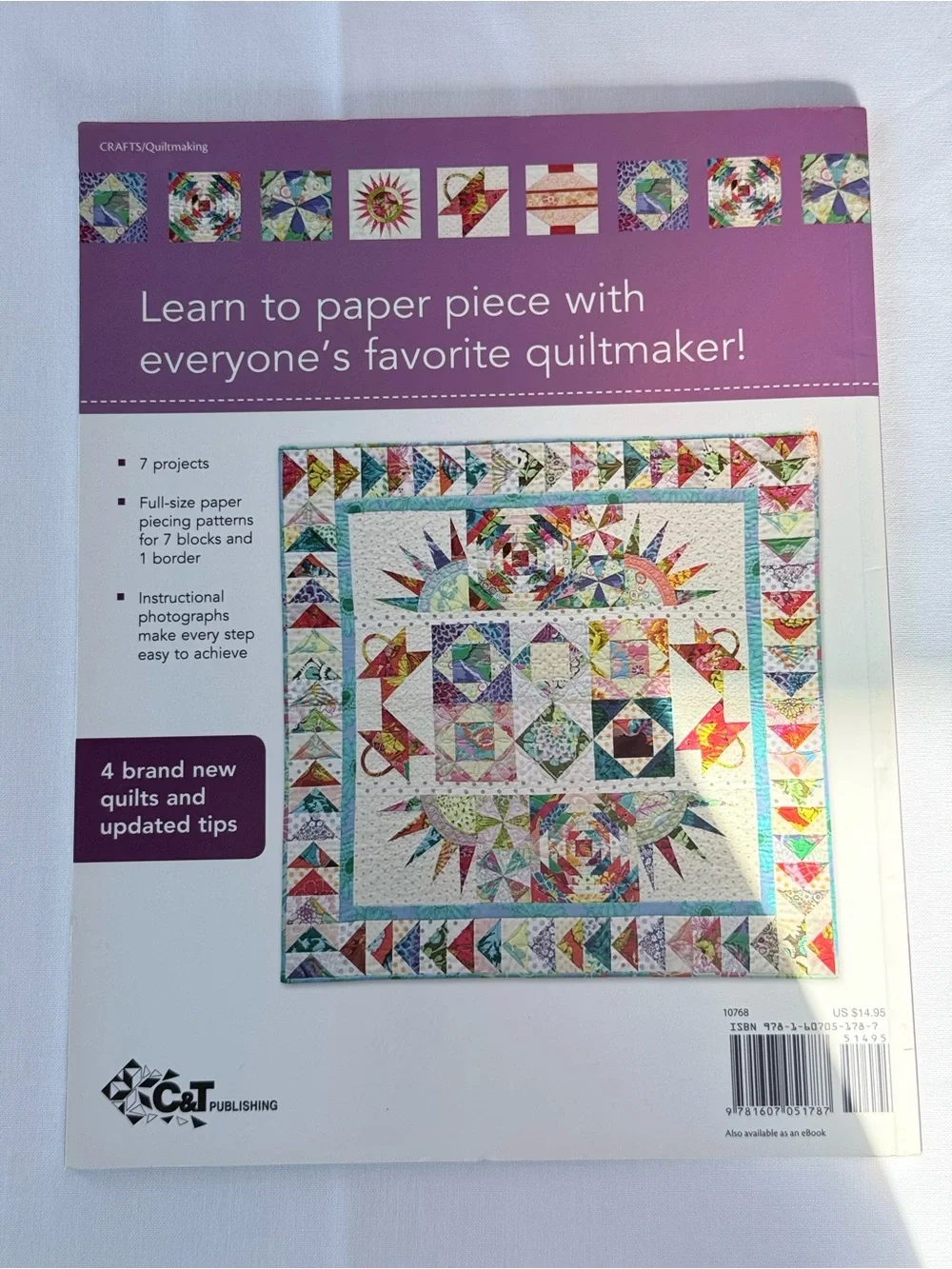 Paper Piecing with — Purple Cover Quilting Guide